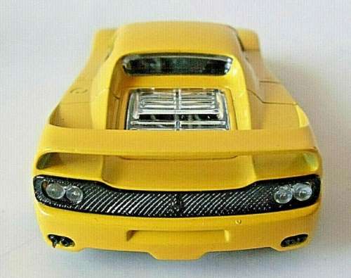 Ferrari F50 1996 yellow 1/43 Bburago NEW+reblistered  #5700 instant wheels