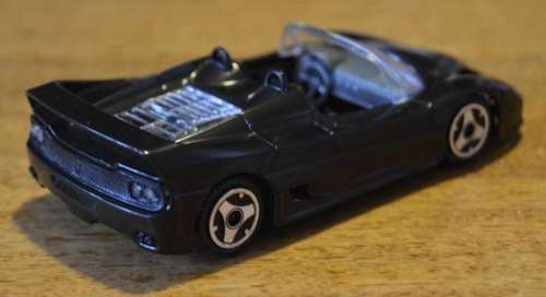 Ferrari F50 Spyder 1997 black 1/43 Bburago NEW+reblistered  #5701 instant wheels