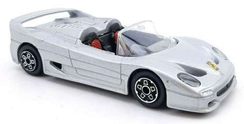 Ferrari F50 Spyder 1996 silver 1/43 Bburago NEW+reblistered  #5703 instant wheels