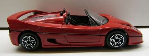 Ferrari F50 Spyder 1997 red 1/43 Bburago NEW+reblistered  #5704 instant wheels