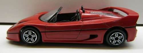 Ferrari F50 Spyder 1997 red 1/43 Bburago NEW+reblistered  #5704 instant wheels