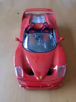 Ferrari F50 Spyder 1997 red 1/43 Bburago NEW+reblistered  #5704 instant wheels
