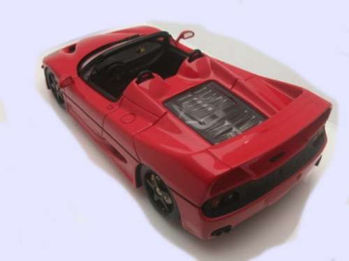 Ferrari F50 Spyder 1997 red 1/43 Bburago NEW+reblistered  #5704 instant wheels
