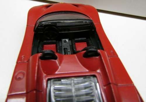 Ferrari F50 Spyder 1997 red 1/43 Bburago NEW+reblistered  #5704 instant wheels