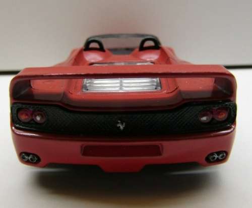 Ferrari F50 Spyder 1997 red 1/43 Bburago NEW+reblistered  #5704 instant wheels