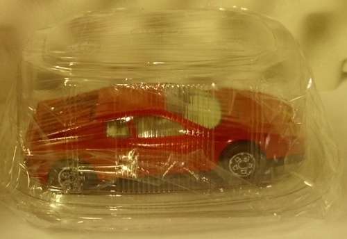 Ferrari Testarossa 1987 red 1/43 Bburago NEW+reblistered  #5706 instant wheels