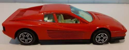 Ferrari Testarossa 1987 red 1/43 Bburago NEW+reblistered  #5706 instant wheels