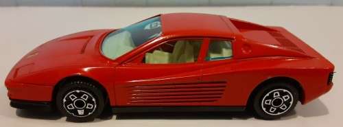 Ferrari Testarossa 1987 red 1/43 Bburago NEW+reblistered  #5706 instant wheels