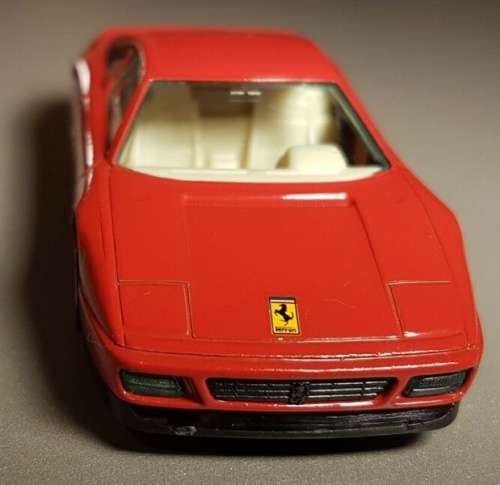 Ferrari 348 tb 1995 red 1/43 Bburago NEW+reblistered  #5707 instant wheels
