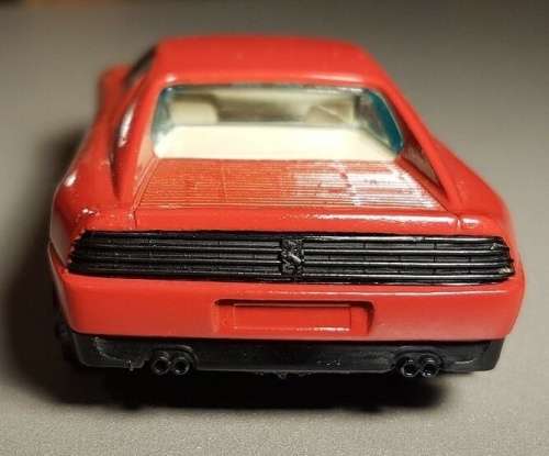 Ferrari 348 tb 1995 red 1/43 Bburago NEW+reblistered  #5707 instant wheels