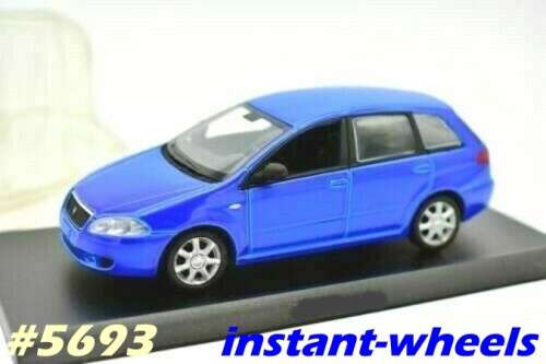 FIAT croma 2005 blue 1/43 Norev NEW+reblistered FREE Delivery #5693 instant wheels