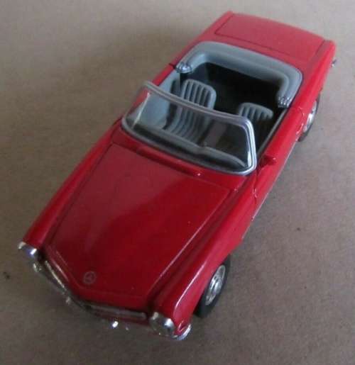 Mercedes-Benz 280SL Cabriolet W113/1968 red 1/43  NewRay NEW+reblistered  #5722 instant wheels