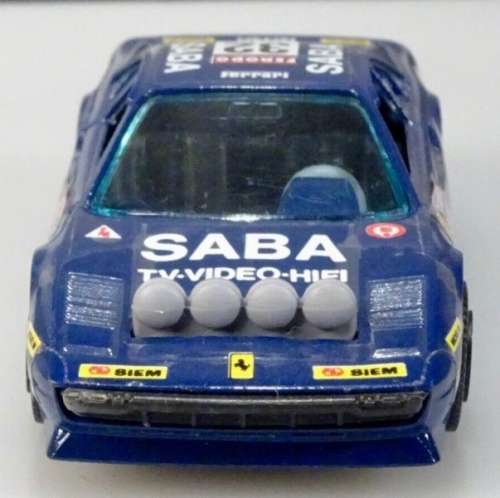 Ferrari 308 GTB MilleMiglia 1983 blue 1/43 Bburago NEW+reblistered  #5723 instant wheels