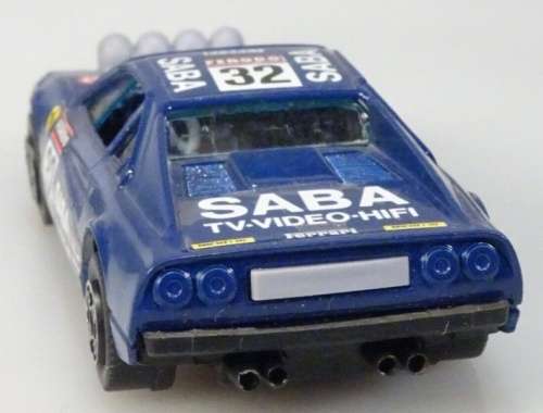 Ferrari 308 GTB MilleMiglia 1983 blue 1/43 Bburago NEW+reblistered  #5723 instant wheels