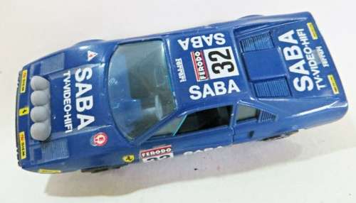 Ferrari 308 GTB MilleMiglia 1983 blue 1/43 Bburago NEW+reblistered  #5723 instant wheels