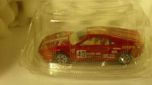 Ferrari GTO Rally #40 1984 red 1/43 Bburago NEW+reblistered  #5725 instant wheels