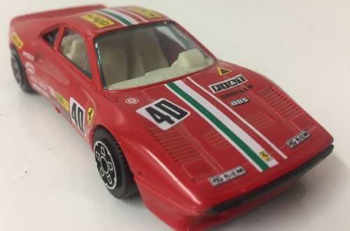 Ferrari GTO Rally #40 1984 red 1/43 Bburago NEW+reblistered  #5725 instant wheels
