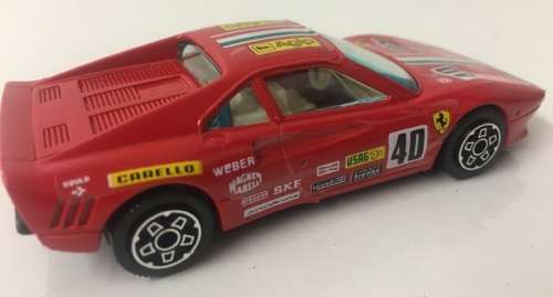 Ferrari GTO Rally #40 1984 red 1/43 Bburago NEW+reblistered  #5725 instant wheels