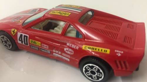 Ferrari GTO Rally #40 1984 red 1/43 Bburago NEW+reblistered  #5725 instant wheels