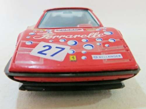 Ferrari 512 BB Rally Ferrarelle 1984 red 1/43 Bburago NEW+reblistered  #5726 instant wheels