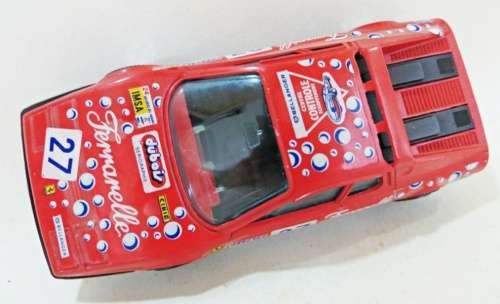 Ferrari 512 BB Rally Ferrarelle 1984 red 1/43 Bburago NEW+reblistered  #5726 instant wheels