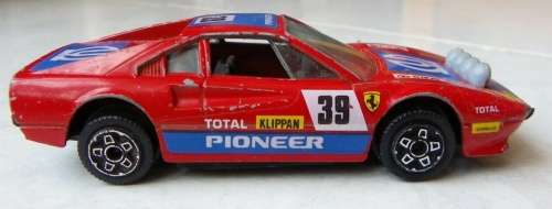 Ferrari 308 GTB Rally #39 Pioneer 1952 red 1/43 Bburago NEW+reblistered  #5728 instant wheels