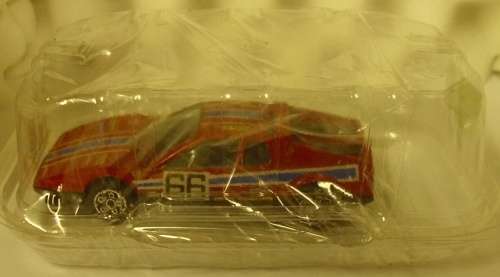 Ferrari 512 BB Rally #66 1973 red 1/43 Bburago NEW+reblistered  #5729 instant wheels