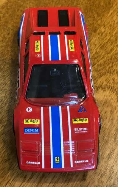 Ferrari 512 BB Rally #66 1973 red 1/43 Bburago NEW+reblistered  #5729 instant wheels