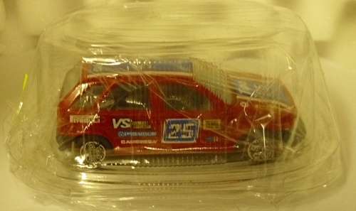 Fiat Tipo Rally #25 1993 red 1/43 Bburago NEW+reblistered  #5731 instant wheels