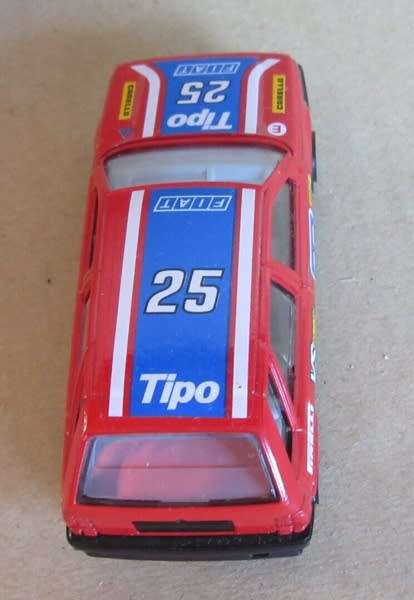 Fiat Tipo Rally #25 1993 red 1/43 Bburago NEW+reblistered  #5731 instant wheels