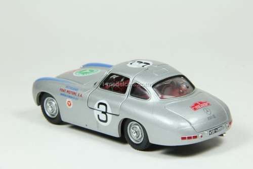 Mercedes-Benz 300SL Mexico #3 1952 silver 1/43 NewRay NEW+reblistered   #5732 instant wheels