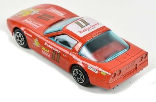 Chevrolet Corvette Budweiser #11 1997 red 1/43 Bburago NEW+reblistered #5733 instant wheels