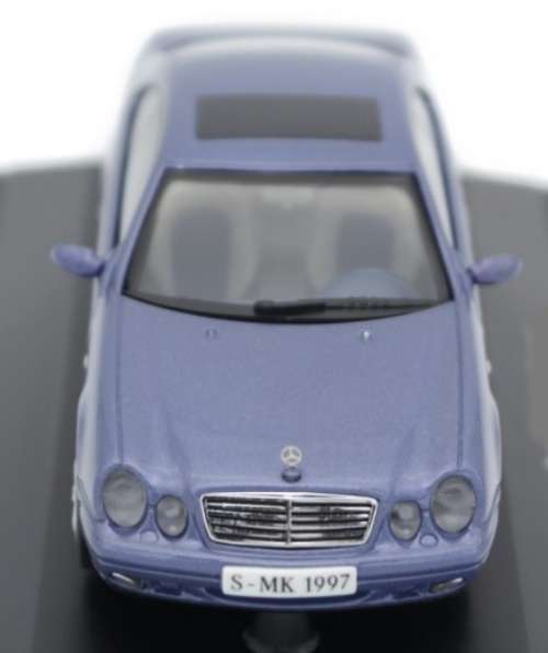 Mercedes-Benz CLK Coupe 230/C208 1997 dk.blue 1/43 Herpa NEW+reblistered #5746 instant wheels