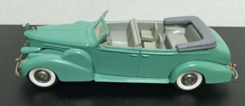 Cadillac V16 Torpedo Cabrio 1938 blue 1/43 RexToys NEW+reblistered #5757 instant wheels