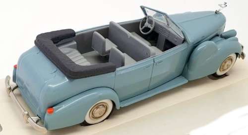 Cadillac V16 Torpedo Cabrio 1938 blue 1/43 RexToys NEW+reblistered #5757 instant wheels