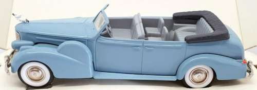 Cadillac V16 Torpedo Cabrio 1938 blue 1/43 RexToys NEW+reblistered #5757 instant wheels