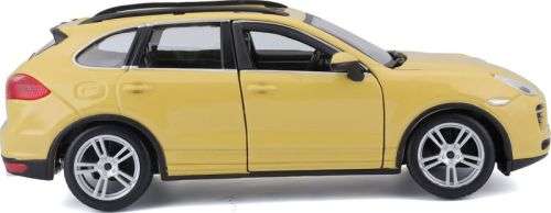 Porsche Cayenne Turbo 2010 yellow 1/24 Bburago NEW+boxed  #2282 instant wheels
