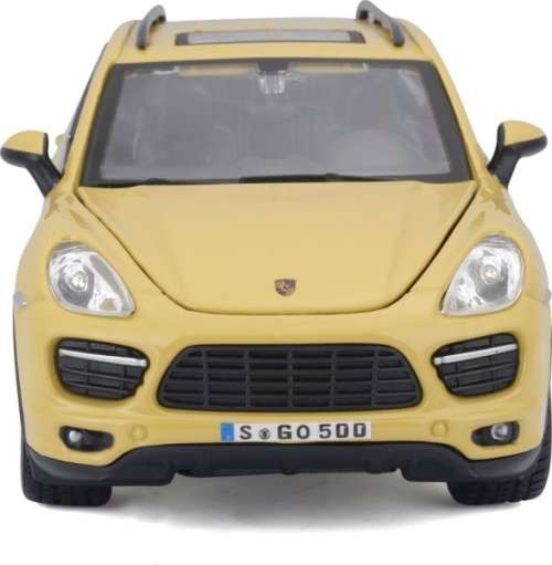 Porsche Cayenne Turbo 2010 yellow 1/24 Bburago NEW+boxed  #2282 instant wheels