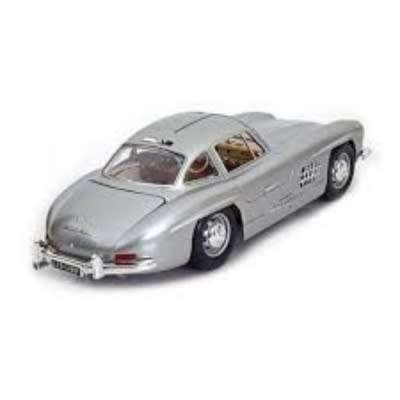 Mercedes-Benz 300 SL 1954 silver GULLWING 1/24 Bburago NEW+boxed  #2285 instant wheels