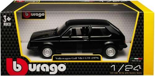 Volkswagen Golf GTI MK.1  1979 black 1/24 Bburago NEW+boxed  #2289 instant wheels