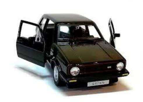 Volkswagen Golf GTI MK.1  1979 black 1/24 Bburago NEW+boxed  #2289 instant wheels