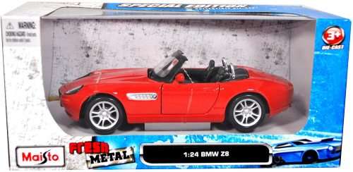 BMW Z8 Roadster 2003 red 1/24 Maisto NEW+boxed  #2295 instant wheels