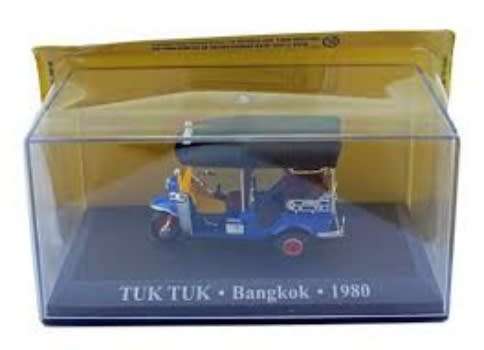 Tuk Tuk Bangkok 1980 blue 1/43 IXO NEW+boxed  #5518 instant wheels
