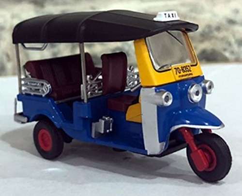 Tuk Tuk Bangkok 1980 blue 1/43 IXO NEW+boxed  #5518 instant wheels