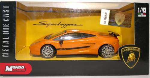 Lamborghini Gallardo Superleggera 2007 orange 1/43 Mondo Motors NEW+boxed  #5525 instant wheels
