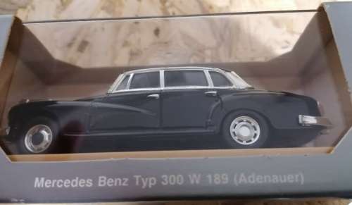 Mercedes-Benz 300 W189 (Adenauer) black 1/43 Rio NEW+boxed  #5527 instant wheels