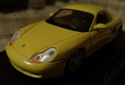 Porsche Boxter Coupe yellow 1/43 Schuco 2005 NEW+boxed  #5530 instant wheels