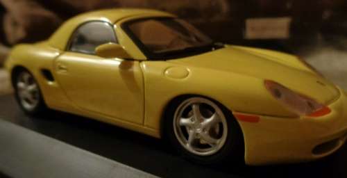 Porsche Boxter Coupe yellow 1/43 Schuco 2005 NEW+boxed  #5530 instant wheels