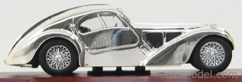 Bugatti 57SC Coupe Atlantic 1938 Chrome finish 1/43 IXO NEW+boxed  #5536 instant wheels