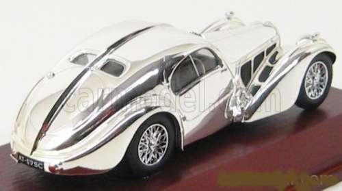Bugatti 57SC Coupe Atlantic 1938 Chrome finish 1/43 IXO NEW+boxed  #5536 instant wheels